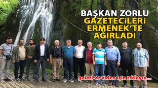 Başkan Atilla Zorlu, Gazetecileri Ermenek'te Ağırladı